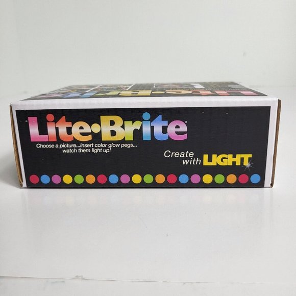 Lite Brite Mini Bright 85 Pcs Colorful Pegs Create Pictures With Light New - Picture 5 of 9